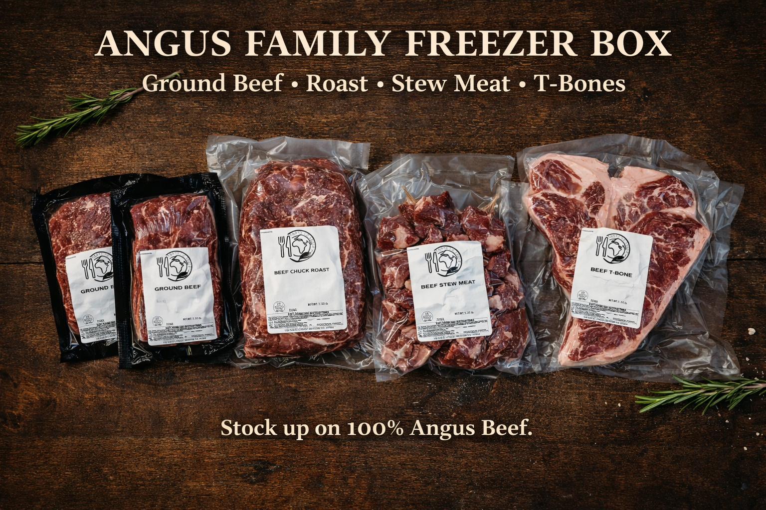 Angus Family Freezer Box – Earth To Table